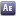 Adobe After Effects Icon 16x16 png